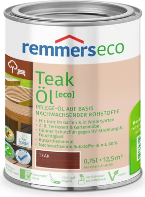 Produktbild von Remmers Teak-Öl [eco] 0,75 l, Holzpflegeöl