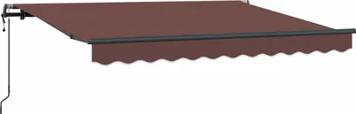 Immagine prodotto di Tenda Retrattile Marrone 250 x 200 cm Tessuto