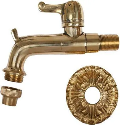 Image de Js Nostalgie-Auslaufv. M. Langem   Auslauf,Hebel,Dn15,1/2",Ms-Pol.