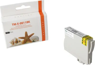 Produktbild von black Tinte 4.2-T06114010 kompatibel mit Epson T06114010 [ T0611 ]