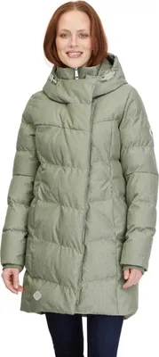 Produktbild von Ragwear Pavla - Damen Steppmantel, Größe:M, Farbe:dusty olive