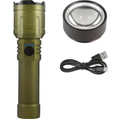 Image de Lampe torche tactique LED 20W - Vert KP40033