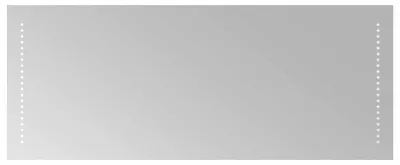 Obrázek produktu pro vidaXL LED zrcadlo do koupelny, průhledné, 100 x 40 cm, tvrzené sklo