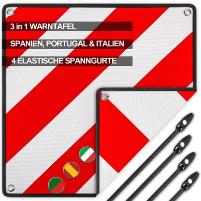 Immagine prodotto di Segnaletica riflettente per portapacchi da bicicletta, 3 in 1
