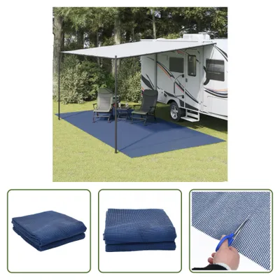 Obrázek produktu pro The Living Store Campingteppich Blau 6x3 m