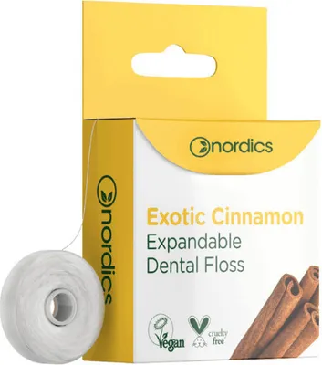 Obrázek produktu pro NORDICS Expandující dentální nit se skořicí 1 ks