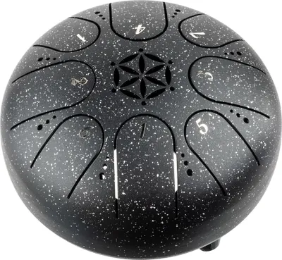 Obrázok produktu pre Shamann 5" 8 Notes C5 Major Spackle Black Tongue Drum