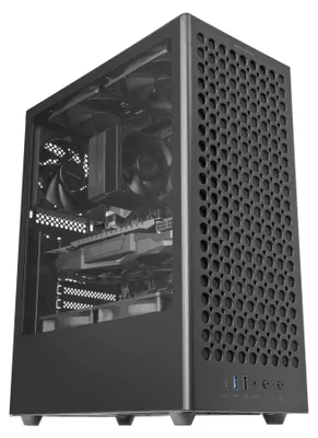 Imagen del producto de Mars Gaming MC-T800 caja gaming ATX negra con cristal templado y 4 ventiladores