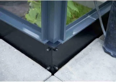 Produktbild von Juliana Stahlfundament für Gewächshaus Orangerie - 15,1 m²-schwarz