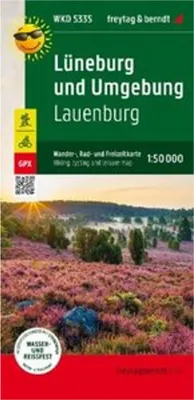 Obrázek produktu pro Lüneburg a okolí, turistická, cyklistická a rekreační mapa 1:50 000, freytag & berndt, WKD 5335