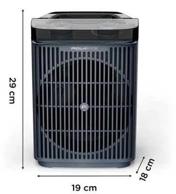 Produktbild von Rowenta SO6551, Elektrischer Raumheizlüfter, 1,5 m, IP21, Drinnen, Tisch/Bank, Flur, Schwarz