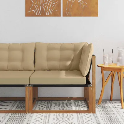 Produktbild von (Robust Möbel)Outdoor Ecksofa/Gartenlounge 1 PC - CLORIS - für Terrasse/Balkon - Massivholz Akazie Natur - Gartensofas NeuMöbel143243