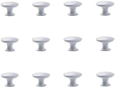Obrázek produktu pro Kulaté starožitné úchytky na skříňky, 12 kusů, 3 x 3 x 2,1 cm