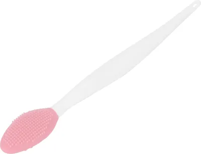 Image de Brosse douce en silicone pour le nez, brosse exfoliante double face pour les lèvres, pour un nettoyage en profondeur, rose