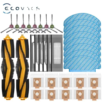 Image de Filtres pour aspirateur, compatibles avec les modèles ECOVACS, installation facile, 34 pièces