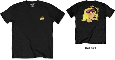 Produktbild von Blondie Punk Logo (Back Print) Black XL T-Shirt