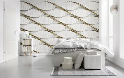 Produktbild von Komar 3D Fototapete "Twist" - Größe 368 x 254 cm (Breite x Höhe), 8 Teile, inklusive Kleister