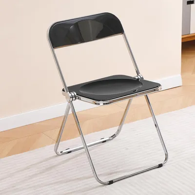 Klappstuhl, schwarz, 48 x 48,5 x 75,5 cm, 5,94 kg