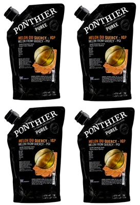 Produktbild von Ponthier MELONEN PÜREE Melon-du-Quercy-Frucht-Püree 4x 1KG
