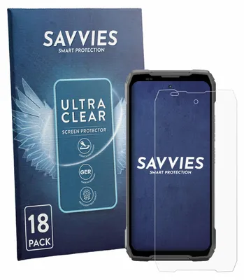 Produktbild von 18x Für Blackview Xplore 6 Schutzfolie Savvies Displayschutz Display Schutz Folie Klar Transparent