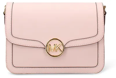Image de Sac bandoulière rose Michael Kors, en PVC, avec fermeture magnétique, dimensions : 22 x 15 cm