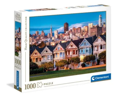 Obrázok produktu pre Clementoni Puzzle 1000El Maľované Domy Amerických Žien 39605