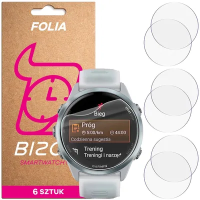 Produktbild von 6x Schutzfolie für den Bildschirm für Garmin Forerunner 570 42 mm, Bizon Watch HydroFlex