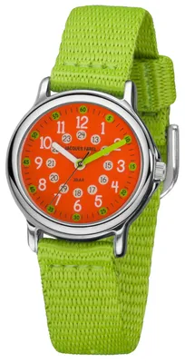 Produktbild von JACQUES FAREL Kinder-Armbanduhr Analog Quarz Jungen Mädchen Textilband KCF 090