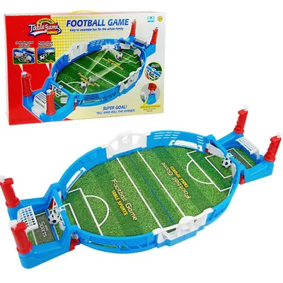 Produktbild von Tischfußballspiel, Indoor, tragbares Sportspielzeug für Kinder und Familie, 56.5x27.5x11.5cm