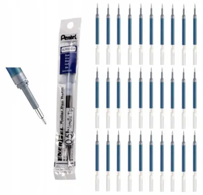 Produktbild von Pentel EnerGel LRN5 Nachfüllpatronen Blau 0,5 mm 30 Stück