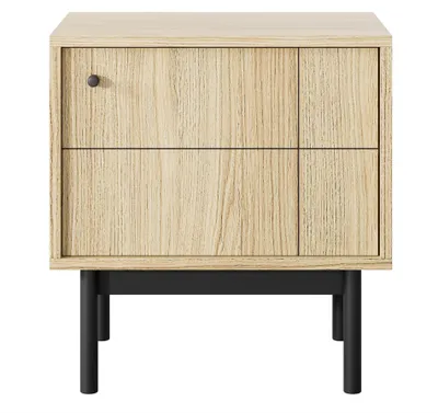 Produktbild von Selsey JAPANDIES - Nachttisch, Eichenholzoptik, 54 cm
