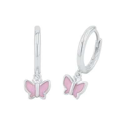 Produktbild von Prinzessin Lillifee 2037941 Mädchen Creolen Schmetterling Silber 925