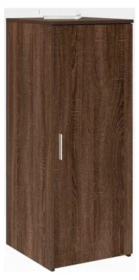 Produktbild von Aufbewahrungsschrank aus brauner Eiche, 40 x 45 x 103,5 cm