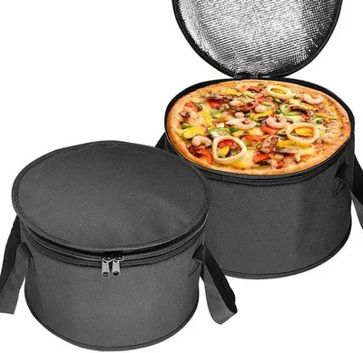 Immagine prodotto di Contenitori rotondi isolanti per il servizio, contenitori termici per dolci e torte, piatti riutilizzabili per raffreddare e servire torte, ideali per picnic, consegna di cibo a domicilio e buffet (nero)