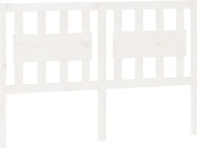 Immagine prodotto di vidaXL Testiera bianca 125,5x4x100 cm in legno di pino massiccio