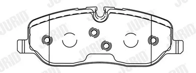 Produktbild von JURID Bremsbeläge Satz Vorne für LAND ROVER Range Rover Sport (L320) 572521J