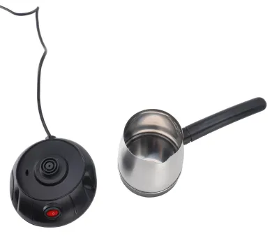 Türkische Kaffeekanne 500 ml, Edelstahl, abnehmbarer Griff