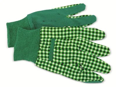Produktbild von Suki Handschuhe, Arbeitshandschuhe, Gartenhandschuhe Nylon PVC mit Strickbund Gr. 8 - Nr.: 1801953