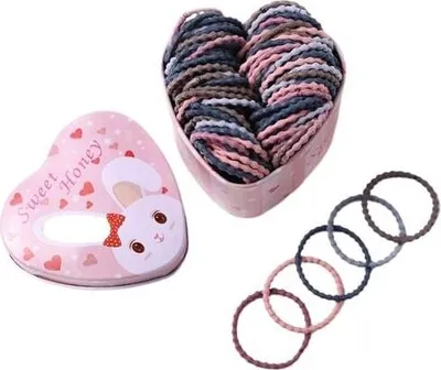 Produktbild von Gummibänder mit Box - Typ8 für Kinderfrisuren KP7839