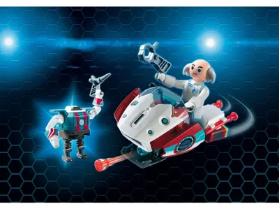 Image de PLAYMOBIL super 4 9003 sky jet et docteur x