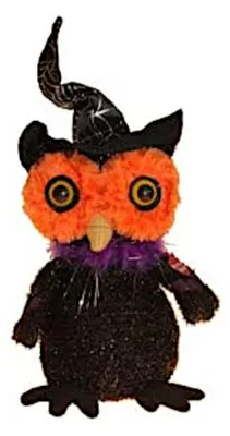 Produktbild von Halloween Dekoration - Eule mit Sound (20cm) Deko