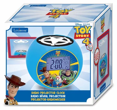 Zdjęcie produktu dla Lexibook RL975TS, Cyfrowy budzik, Toy Story, Okrągły, Niebieski, Wielobarwny, Wewnętrzna, Dziecko