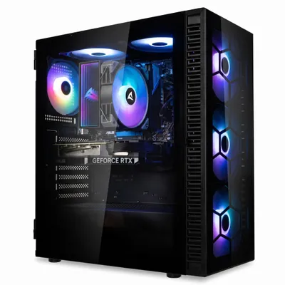 Produktbild von Gaming PC - AMD Ryzen 7 5700X 8x 4.6 Ghz - Nvidia GeForce RTX 5060 8GB - 32GB Ram - 1TB SSD - RGB Tower - WiFi - Windows 11 Pro, KI-generiertes Bild