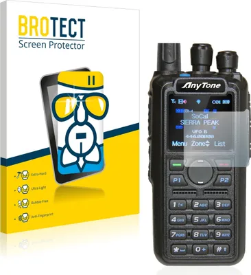 Produktbild von BROTECT Schutzglas für AnyTone AT-D878UV Schutzfolie Panzer Folie Glas Display Schutz klar