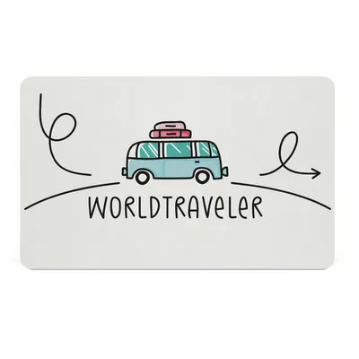 Produktbild von PPD Tray Worldtraveller, taca śniadaniowa, deska, śniadanie, Resopal, 14,3 x 23,3 cm, 661322