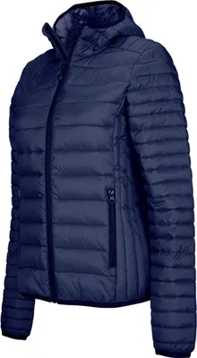 Produktbild von Kariban Damen Steppjacke Herbst Winter Jacke Parka Übergangsjacke, Größe:L, Farbe:Navy Blau