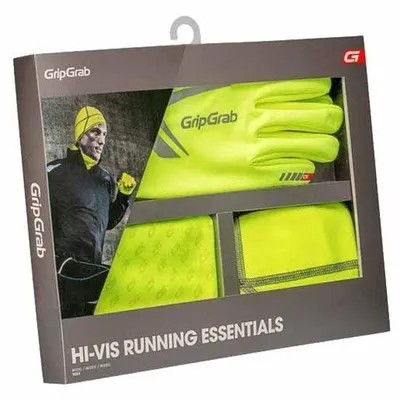 Produktbild von Gripgrab Running Essentials Hi Vis Pack Fluo Yellow L