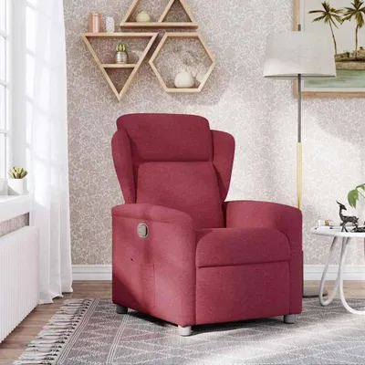 Produktbild von vidaXL Relaxsessel Weinrot Stoff