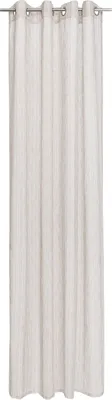 Produktbild von Ösenschal - Beige - 140 x 245 cm - Polyester - mit Längsstreifen