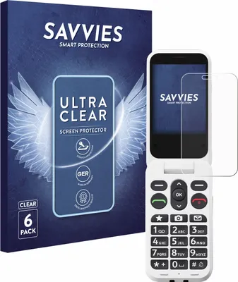 Produktbild von 6x Für Doro Leva L30 Schutzfolie Savvies Displayschutz Display Schutz Folie Klar Transparent